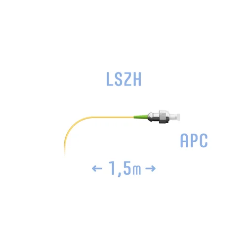 Пигтейл FC/APC SM (0.9) 1.5 m Пигтейл FC/APC SM (0.9) 1.5 m